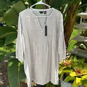 BNWT Tahari Linen Dress